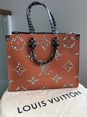 Nuevo LV Louis Vuitton OnTheGo GM MNG Giant Jungle monograma limitado bolso de mano Foto 1 de 4