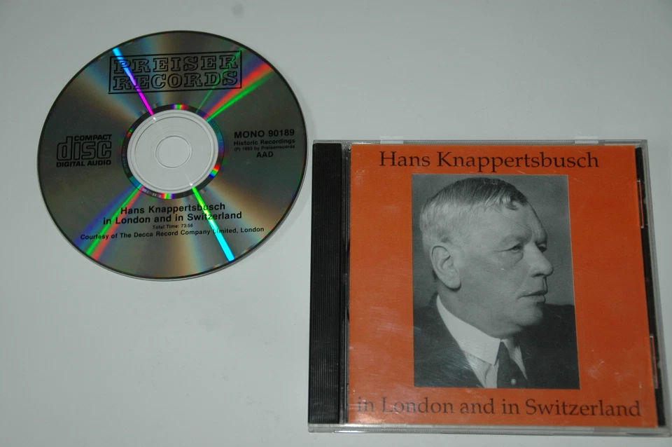 Hans Knappertsbusch - In London And In Switzerland / Preiser Records 1993 Mono - Bild 1 von 1