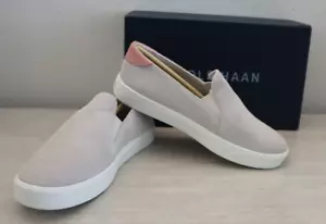 Cole Haan W23843 Women's Sz 6.5B Birch Suede Grandpro Contender 2 Oslon Slip-Ons - Picture 1 of 13