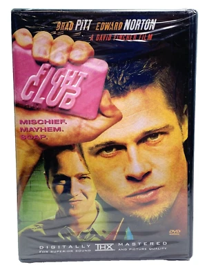 NIP Fight Club Movie DVD Pitt Norton Widescreen 2002 - Image 1 of 3