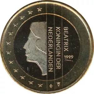 Niederlande 1 Euro 1999 Beatrix* - Bild 1 von 2