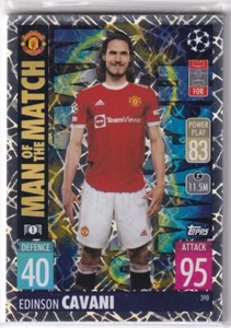 Topps Match Attax Champions League 21/22 Nº 390 Edinson Cavani Hombre del Partido - Imagen 1 de 1