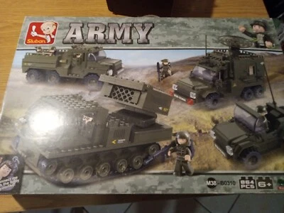Sluban Army Set  864 PIECES M38- B0310 Land Force Brand New SEALED Very Rare!!!! - Image 1 of 4