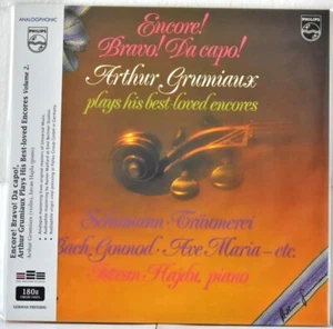 ANALOGPHONIC-PHILIPS LP43108 Arthur GRUMIAUX "Encore! Bravo! Da Capo!" 180g SS - Picture 1 of 2