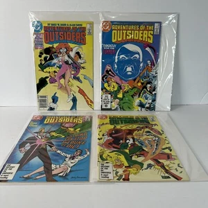 DC Comics Adventures of the Outsiders Lot #34 #35 #42 #44 Sleeved - Picture 1 of 5