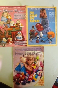 3 x Jean Greenhowe - Soft Toy Knitting & Sewing Patterns - Magazine Pullout - Picture 1 of 24