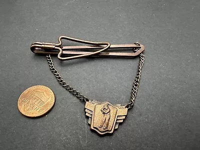 Vintage Golf Tie Chain Vintage Copper 1930s - Image 1 of 2