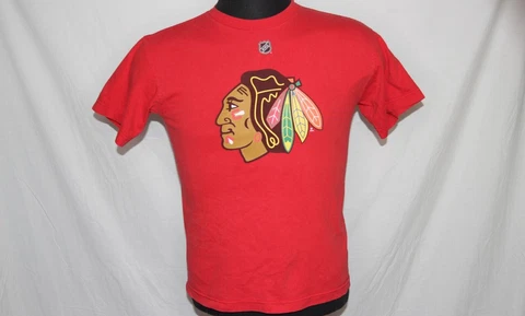 Reebok Chicago Blackhawks J. Toews Youth Red T-Shirt Size XL Graphic Tee Cover