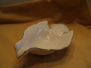 Lenox, Bone China, Bonboniere in Taubenform, handverziert mit 24 Karat Gold - Bild 1 von 5