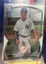 2023 Bowman Chrome 1st Keiner Delgado Error Card 1/1? BCP-191 Yankees Look  !!
