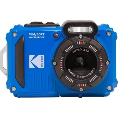 Kodak PIXPRO WPZ2 16MP 4x Zoom Tough Waterproof Camera NEW - Blue - Bild 1 von 4