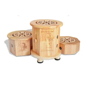 Sgabello Moxibustione Rovere Sit Moxa Strumento Ginecologia Sospeso Moxa Secchio - Foto 1 di 9
