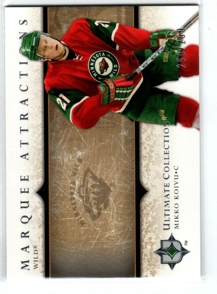 2005-06 Ultimate Collection Attractions #MA25 Mikko Koivu 250 (ref 187425) - Image 1 of 1