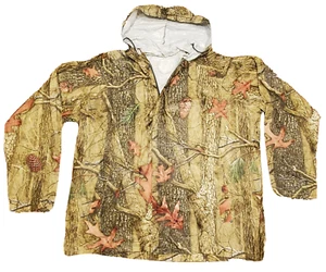 Huntworth Hunting Raincoat, Jacket Size LARGE Camouflage Vinyl Jacket - Picture 1 of 4