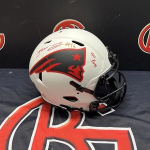 Jakobi Meyers Signed Patriots Lunar Eclipse Authentic Helmet Autographed Steiner - Picture 1 of 5