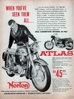 1963 Norton Atlas 750 Motorcycle Original Ad 