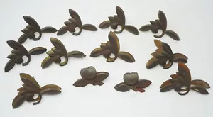 Japanese Antique Cabinet Fittings/Nails Collection x12 Copper & Bronze 0324E10 - Picture 1 of 15
