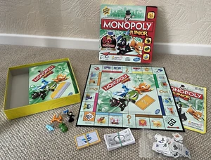 Monopoly Junior Board Game 80th Anniversary by Hasbro 2015 with Special Figure - Picture 1 of 5