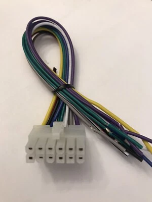 Power Acoustik PCD-41, PCD-41B, PCD-42B 12 Pin  POWER PLUG HARNESS - Image 1 of 4