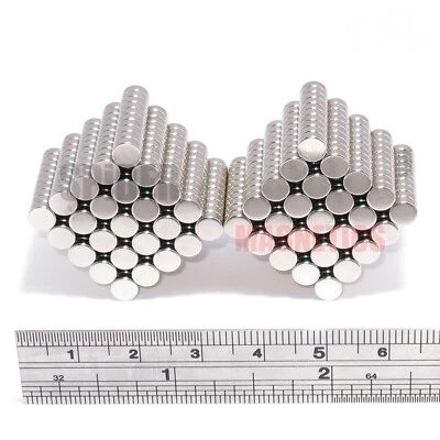 SPIDER MAGNETICS Very Strong N52 Magnets 5x2 mm Neodymium Disc For Craft Or 40K Bases 5mm x 2mm