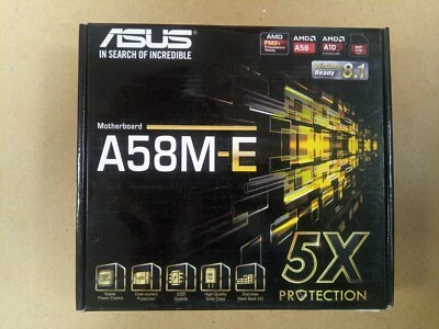 NEW UNUSED ASUS A58M-E MAINBOARD AMD FM2+ PLACA BASE MATX - Photo 1/4