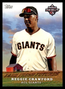 2023 Topps Pro Debut Reggie Crawford  Farm Fresh Futures Insert FF-19 Giants