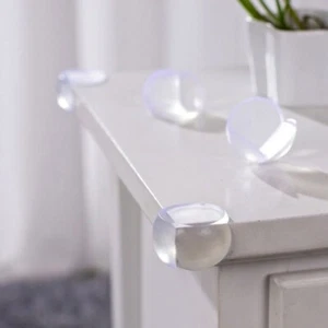 4Pcs Child Baby Safety Silicone Protector Table Corner - Picture 1 of 8