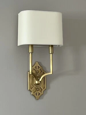 Silhouette Fretwork Gold Visual Comfort Wall Sconce Like Disney Resort Prop $849 - Image 1 of 4