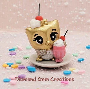 Hatchimals Colleggtibles - CUSTOM Golden ICE cream SODA Owl desert Sweets Treets - Picture 1 of 1