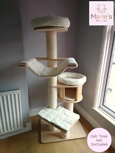 IVORY CREAM WAFFLE Cat Bed Replacement for Natural Paradise Cat Tree Magnolia XL