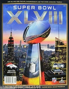 (20) 2014 Super Bowl XLVIII 48 Official Programs Seattle Seahawks Denver Broncos - Picture 1 of 3