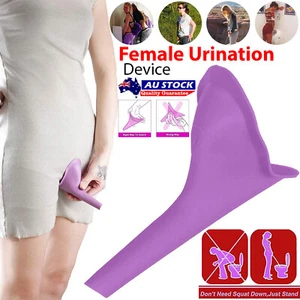 3xPortable Female Woman Ladies She Urinal Urine Wee Funnel Camping Travel Loo - Picture 1 of 13