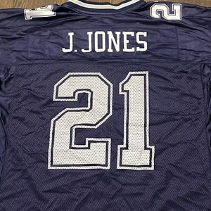 Dallas Cowboys Julius Jones mens size large Reebok blue - Picture 1 of 8