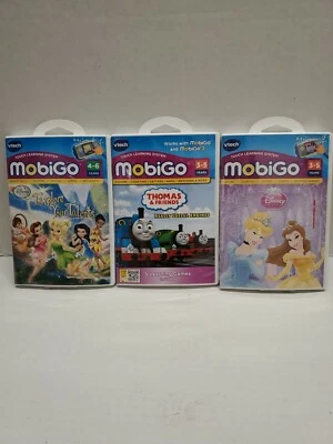 Lot of 3 NEW SEALED VTECH MobiGo DISNEY PRINCESS Thomas FAIRIES EXPLORE TALENTS - Image 1 of 3