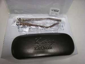 CAMILLE BIZIEN  EYEGLASS FRAMES Style CONCORDE Sz 53-16-135 GOLD  free  CASE - Picture 1 of 5