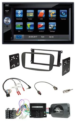 Blaupunkt SD Bluetooth 2DIN MP3 USB Lenkrad Autoradio für Ford Focus C-Max Galax - Bild 1 von 4
