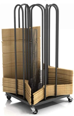 New-Hanger Organizer Stacker,4 in 1 Hanger Rack Stand with Swivel Caster Wheels - Image 1 of 4