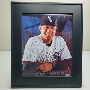 Robin Ventura Autograph 8 X 10 Picture Manager Chicago White Sox Framed Signed - Picture 1 of 16