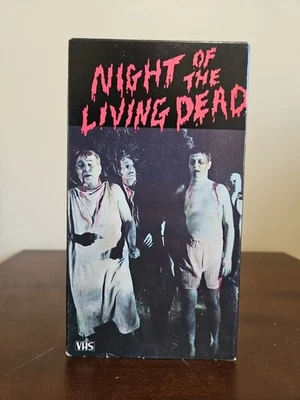 Vtg 1984-85 Night of the Living Dead VHS Tape Clean Goodtimes Home Video Horror - Image 1 of 4