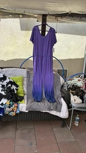 HABITUAL Kids' Smocked Wide-leg Jumpsuit Denim Age 14 Retails $64 Price $44 - Picture 1 of 5