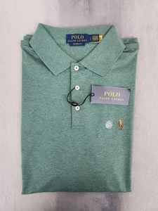 Polo Ralph Lauren Classic Fit Soft Touch Pine Heath Polo Shirt Men's Size Large - Picture 1 of 10