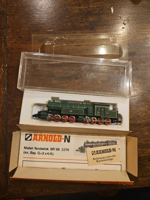 N Scale Arnold 2276 0-8-8-0 Green Locomotive #575 BR MALLET TENDERLOK RARE NIB - Image 1 of 4
