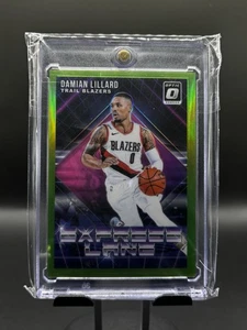2018-19 Optic Damian Lillard #19 Express Lane Lime Green /149 - Picture 1 of 2