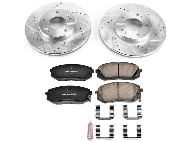 Kit de pastillas de freno delanteras y rotor 68MVPK27 para Kia Rondo 2007 2008 2009 2010 Foto 1 de 1