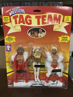 Jimmy Garvin Precious Steve Regal Tag Team AWA Wresting 1985 Remco NEW SEALED - Image 1 of 4