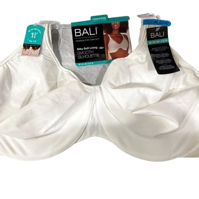 Bali 3385 Passion Comfort MINIMIZER Up to 1.75”, Underwire Bra White $48 42DDD - Image 1 of 4