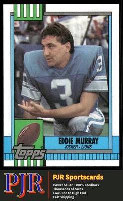 Eddie Murray 1990 Topps #354b Detroit Lions - Image 1 of 2
