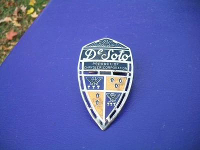1935 1936 ? DESOTO AIR FLOW  STREAM RADIATOR BADGE EMBLEM - Image 1 of 4