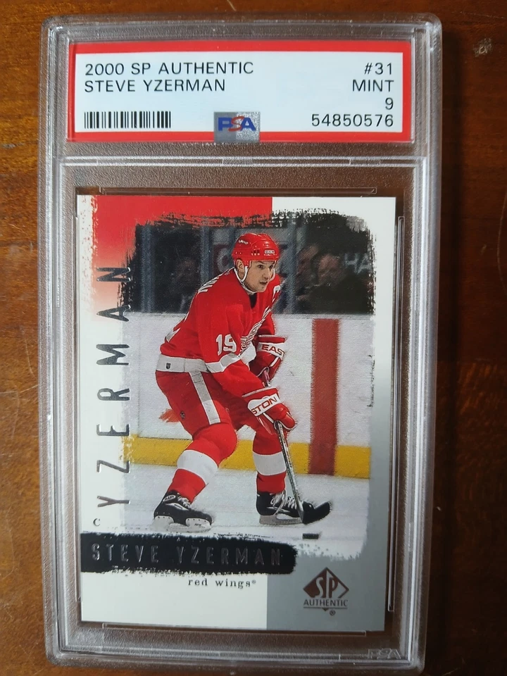 Steve Yzerman 2000 SP Authentic PSA Graded 9 MINT Detroit Red Wings - Image 1 of 1