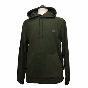 Sudadera con capucha polar Billabong Furnace para hombre talla M color verde canguro bolsillo nueva con etiquetas - Imagen 1 de 16
